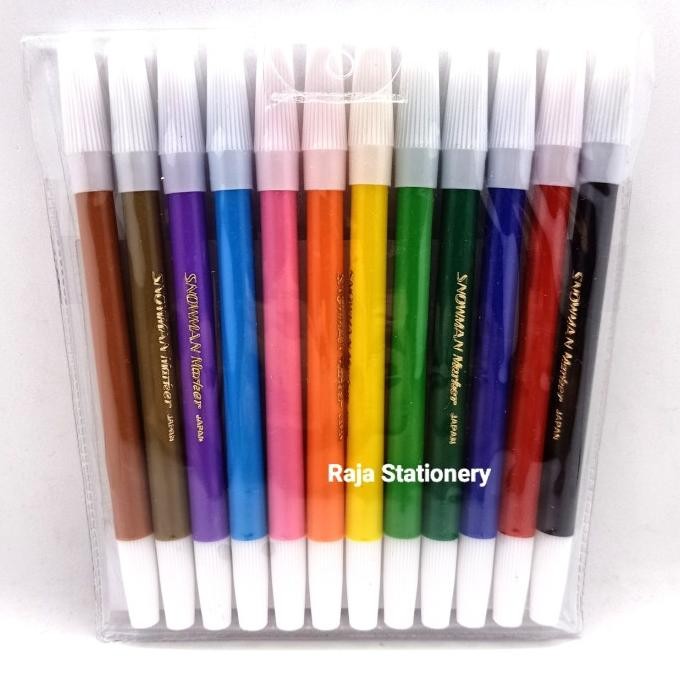 

Snowman 12 Coloring Markers / Spidol Warna Warni PW-12A