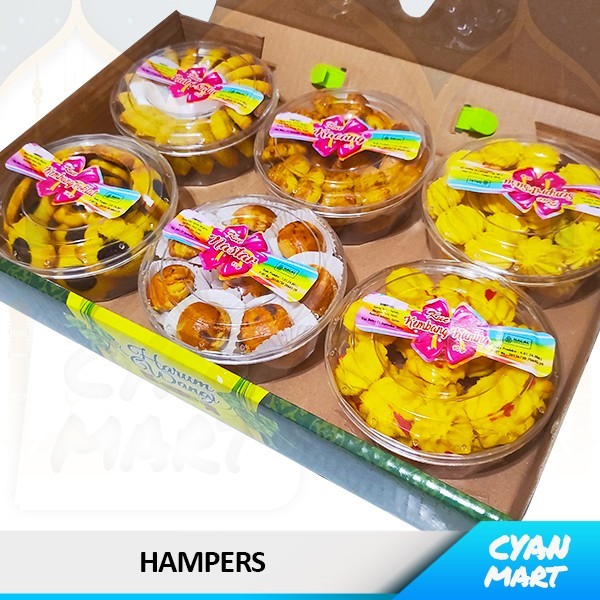 

Terbatas Parcel Hampers Kue Kering Bingkisan Hadiah Parsel Lebaran Ramadan Idul Fitri 6 Toples/Pack - Hijau Lebaran!
