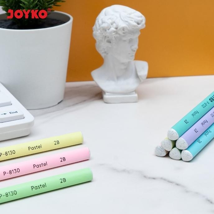 

Pencil Pensil Joyko P-8130 2B 1 Drum 36 Pcs Pastel