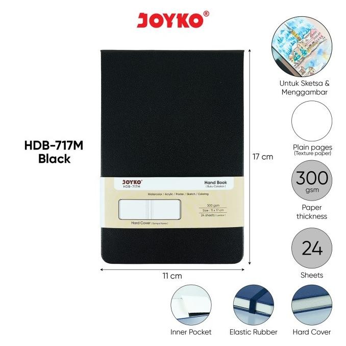 

Buku Catatan Sketsa Hand Book Joyko HDB-717S~717M 300 gsm