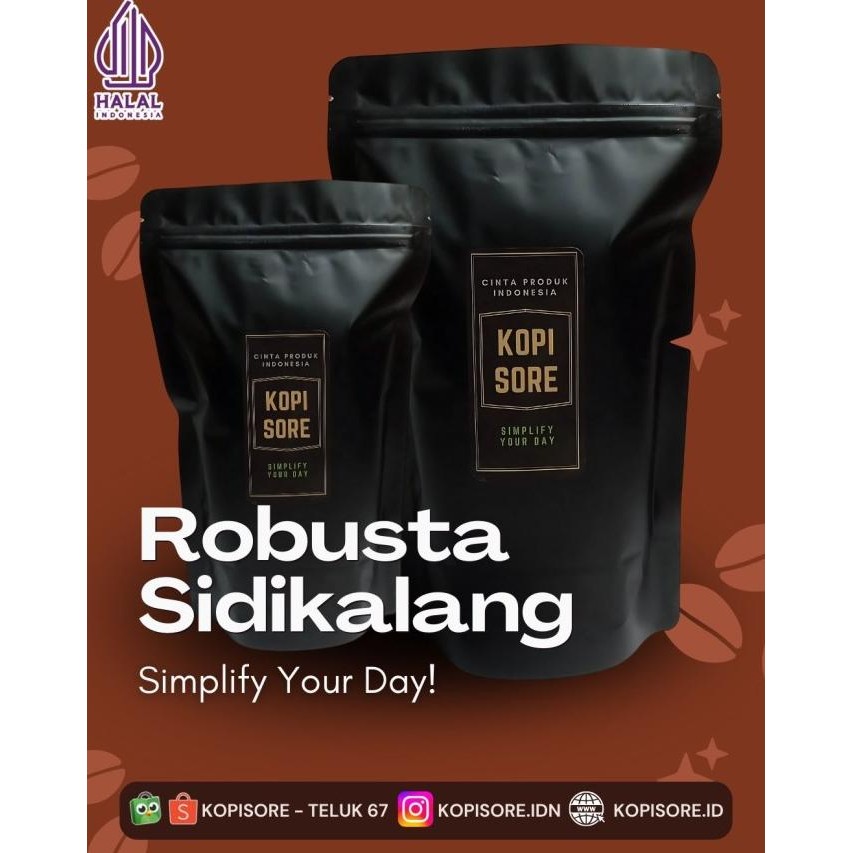 

KOPI ROBUSTA SIDIKALANG PREMIUM 500 GRAM - ROASTING