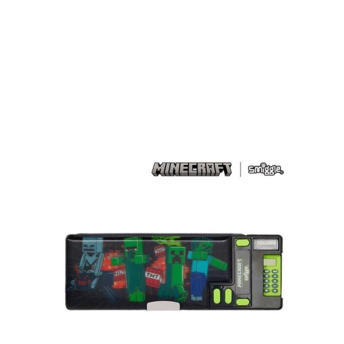 

Smiggle Minecraft Pop Out Pencil Case Black- IGL449827BLK