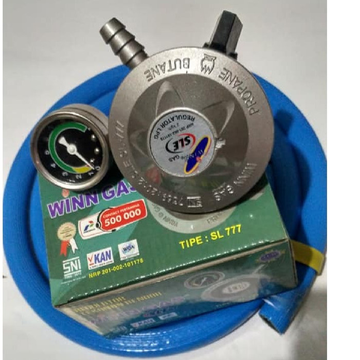 Sale Regulator Matic Biogas Winn Gas W 777 M Selang Gas Lpg 700 Psi Asli Dn