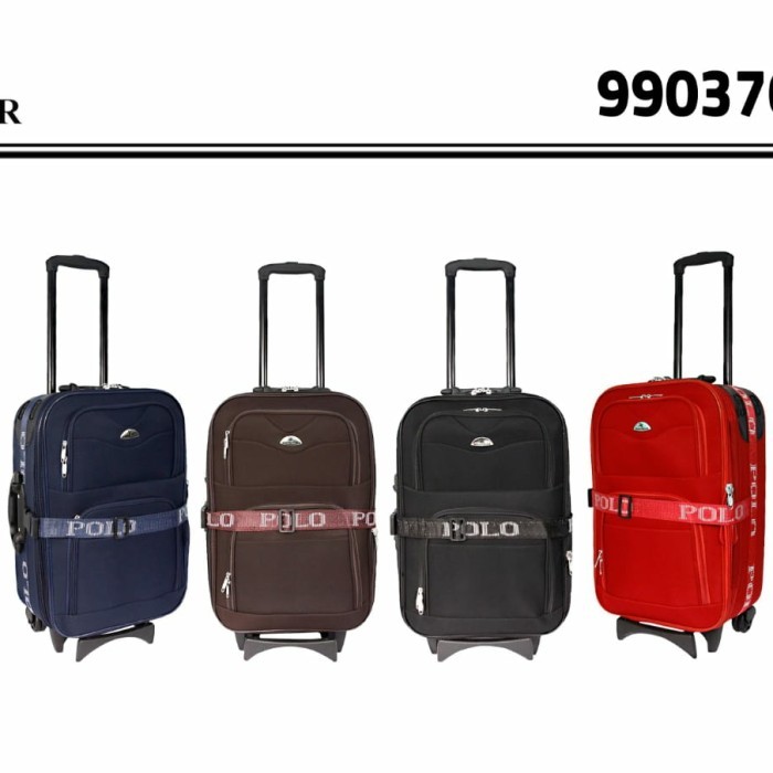 STOK TERBARU Koper 16 Inch Polo Import Alternatif Koper President Navy Club Kanvas