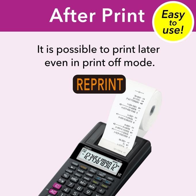 

Terlaris Casio Hr-8Rc - Putih - Kalkulator Cetak/Kasir - 12 Digit Ready Stok