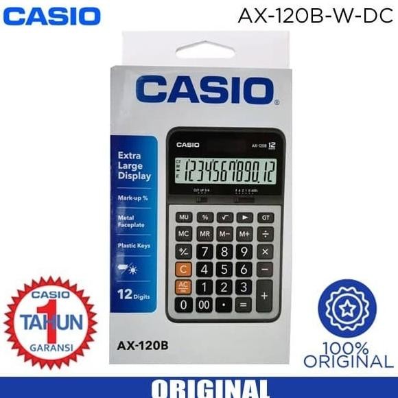

Terlaris Kalkulator Casio Ax 120B Ready Stok