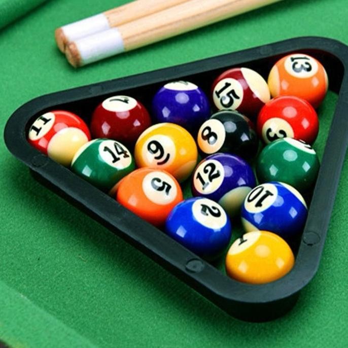 SUPER JUMBO MAINAN BILLIARD KAYU WOODEN DELUXE SNOOKER TABLETOP BOLA A Terlaris