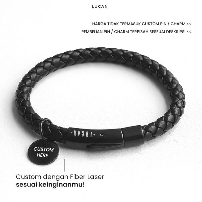 Sale Gelang Cowok / Gelang Pria / Gelang Kulit / Gelang Lucan