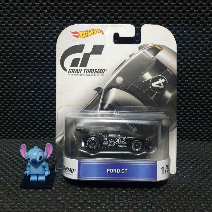 READY HOT WHEELS FORD GT HITAM BLACK GRAN TURISMO RETRO