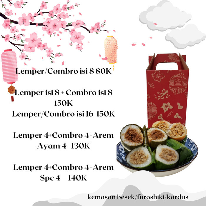 

HAMPERS ISI 6 LEMPER DAN 4 COMBRO