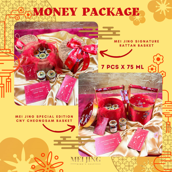 

CHINESE NEW YEAR HAMPERS IMLEK BY MEI JING BIRD'S NEST - MONEY PACKAGE