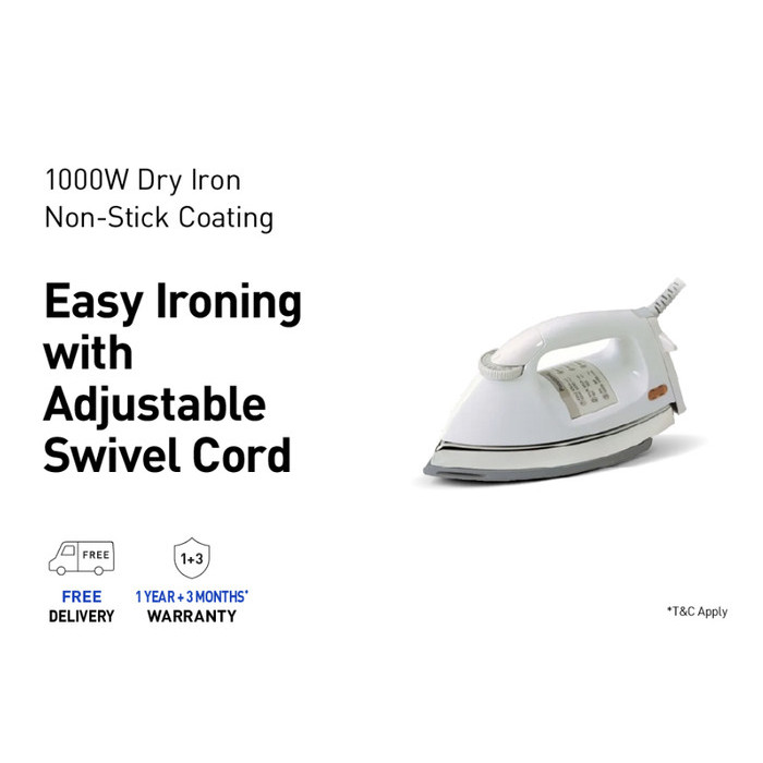 Panasonic NI-27AWTSH Dry Iron / Setrika Pengering Baju