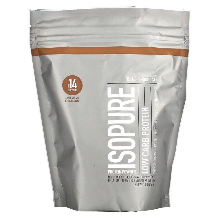 

Isopure Low Carb Protein Powder Dutch Chocolate 1 lb (454 g)