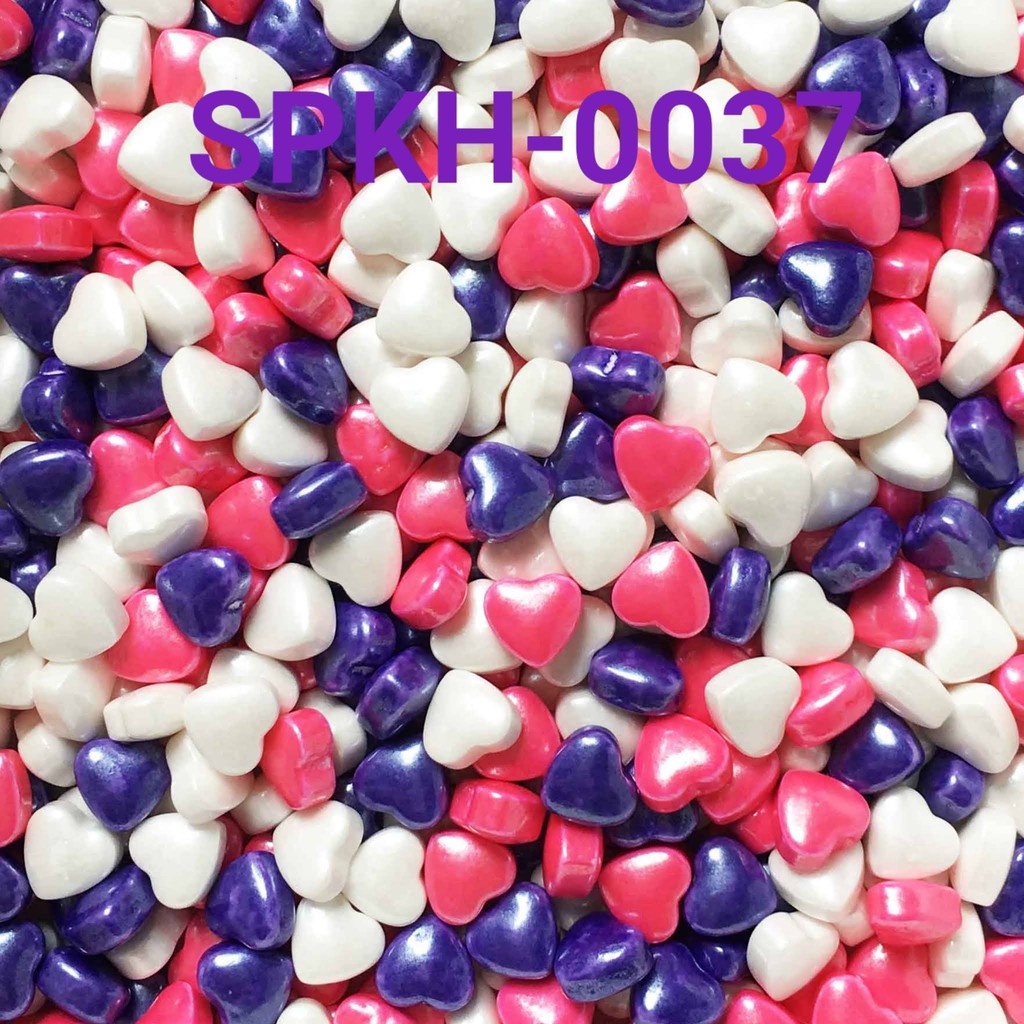 

SPKH-0037 Sprinkles sprinkle sprinkel 500gr hati hitam merah (SPRINKLES)