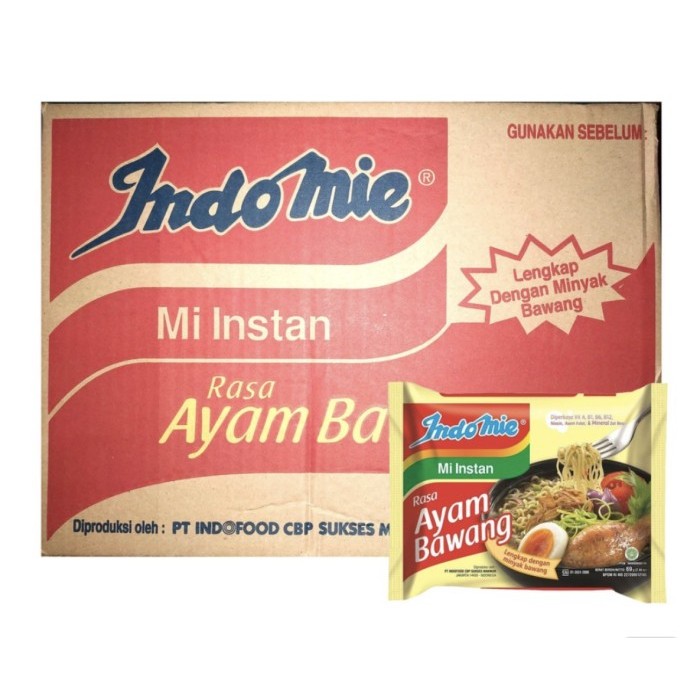 

INDOMIE KUAH RASA AYAM BAWANG 1 DUS