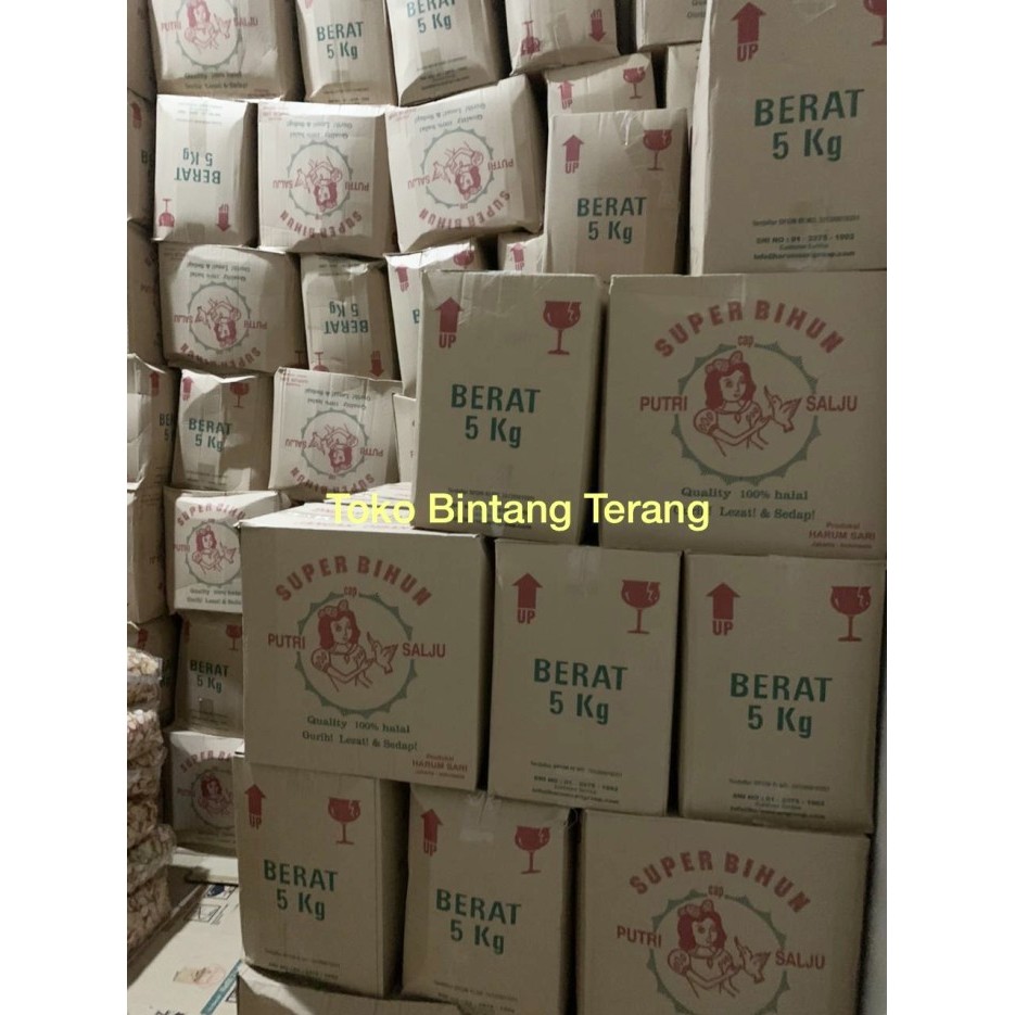 

SUPER BIHUN PUTRI SALJU 1 DUS KARTON 5 KG [GOJEK]