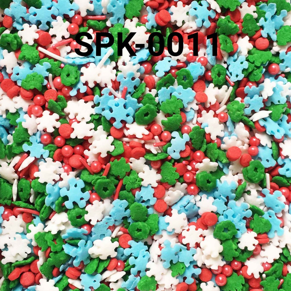 

SPK-0011 Sprinkles sprinkle sprinkel 1kg 1 kg snowflake meses natal (SPRINKLES)