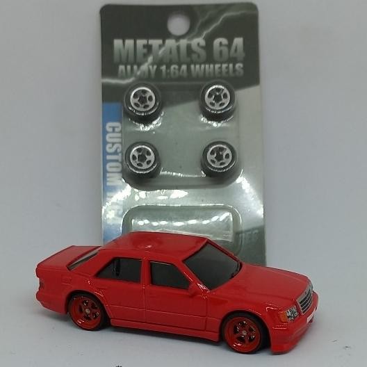TERBATAS HOT WHEELS MERCEDES BENZ 500E 500 E LOOSE CUSTOM BAN KARET PREMIUM