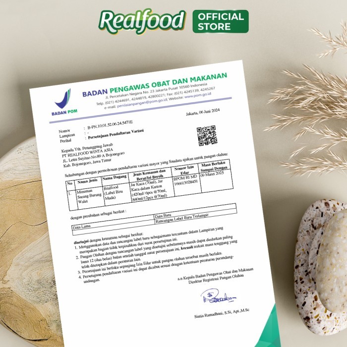 

REALFOOD SUPER MOM PROGRAM 12 HARI SARANG BURUNG WALET DENGAN PREMIKS VITAMIN (ASAM FOLAT)