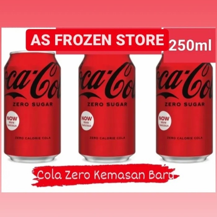 

COCA COLA ZERO CAN 330ML / DIET COKE / COCA COLA ZERO KALENG 1DUS 24PC