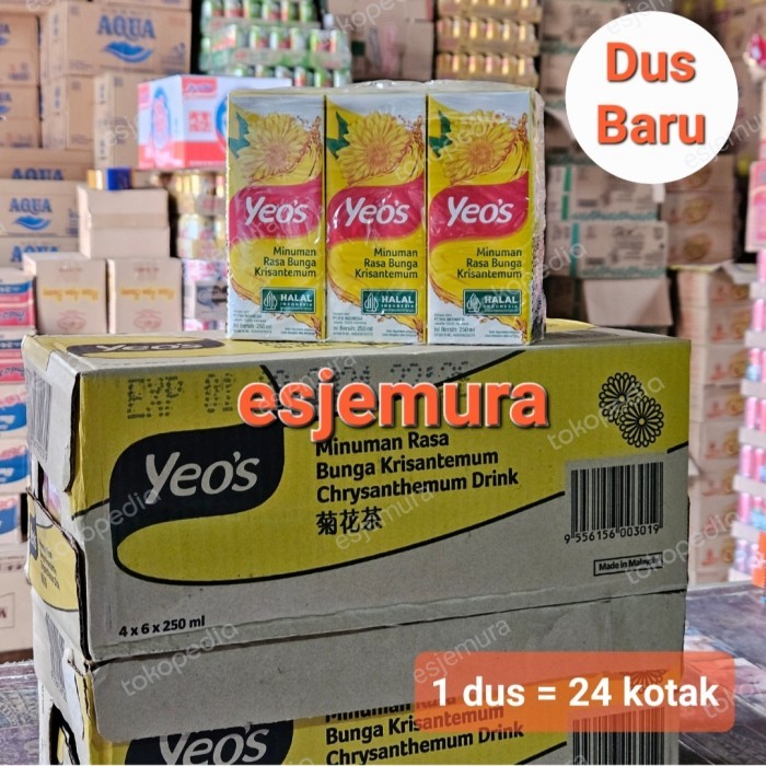 

YEOS KRISANTEMUM / CHRYSANTHEMUM/ TEH KEMBANG KOTAK PERDUS 24 X 250 ML