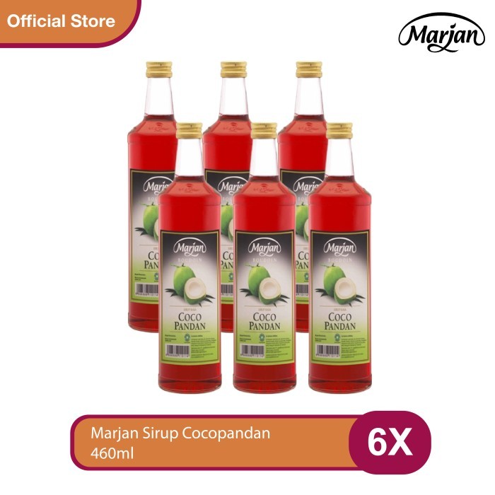 

MARJAN SIRUP COCOPANDAN 460 ML - ISI 6