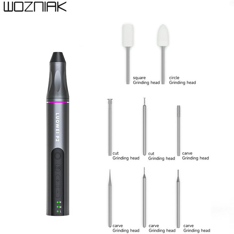 NEW Luowei P2 IC Chip Polish Tool Charging Mini CPU NAND Flash Grinding Cutting Removal Pen LCD Scre