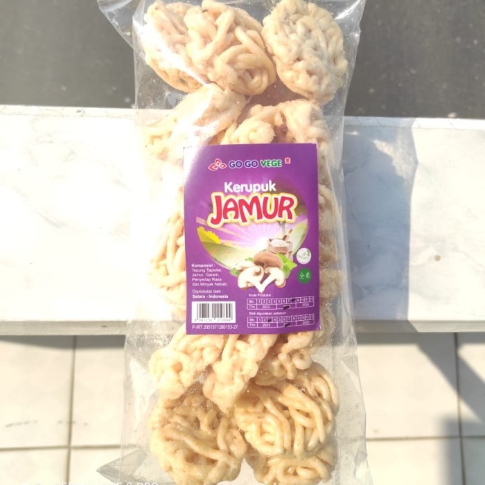 

Ina - Kerupuk Keriting Bulat Jamur Go Go Vege Vegan & Vegetarian