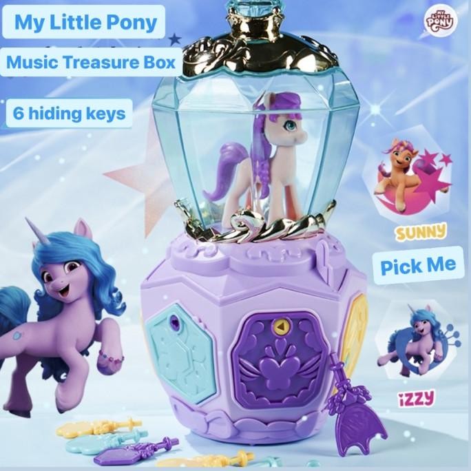 PONY01 Mainan Music Treasure Box My Little Pony Surprise Kado Anak SALE!!!