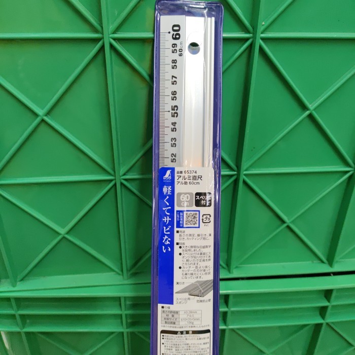 

Penggaris Lurus Aluminum 60cm 65374 SHINWA Rules Straight Anti-Slip