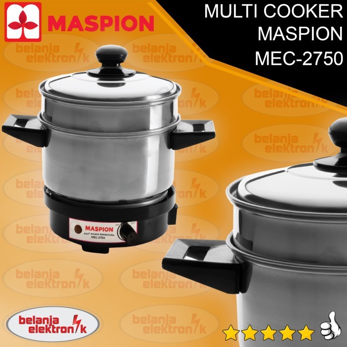 MASPION MULTI ELEKTRIK COOKER MEC 2750 PANCI LISTRIK 0.7 LITER