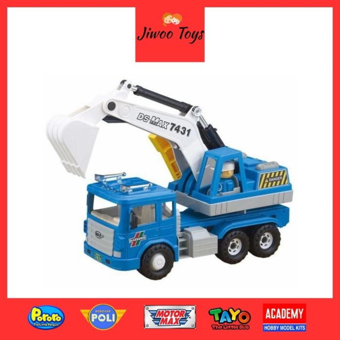 Mainan Daesung Max Shovel 956-1 biru Friction Car