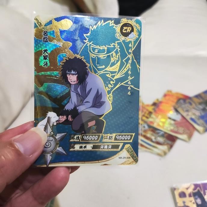 best produk] CCG KARTU NARUTO KAYOU KIBA ZR ORI