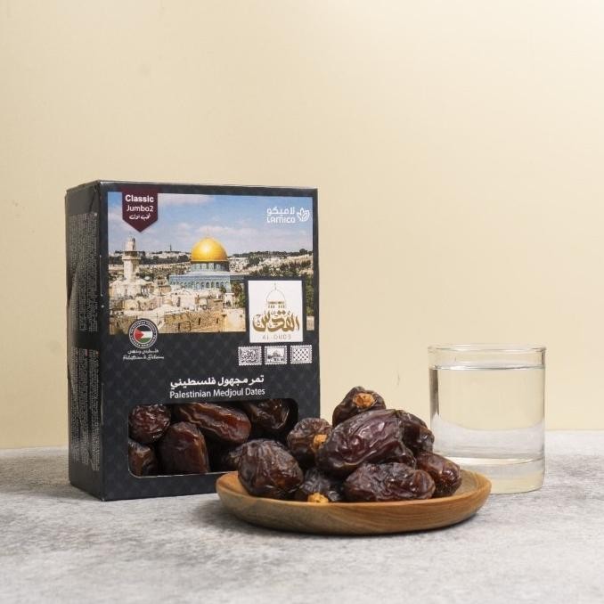 

Kurma Medjoul Dates Al-Quds Palestina Jumbo Premium Medjool AlQuds 1KG LS