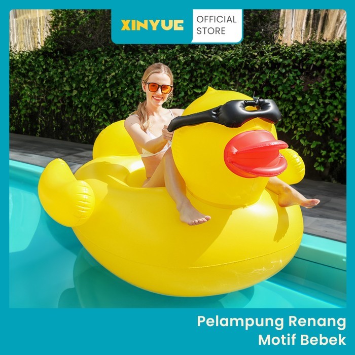 Pelampung renang anak dan dewasa bentuk bebek jumbo