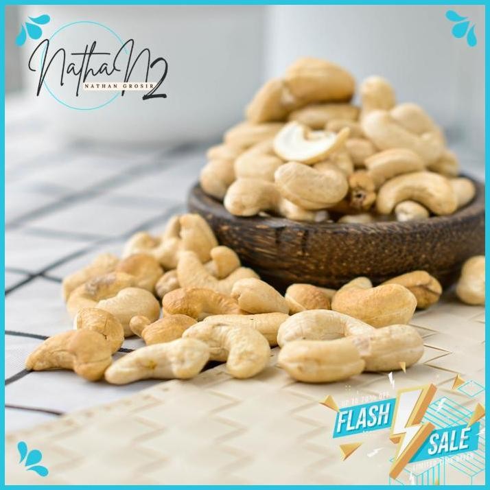

ROASTED CASHEW (KACANG METE PANGGANG) 1 KG BY NATHAN'S GROSIR KUALITAS SUPER !!!!