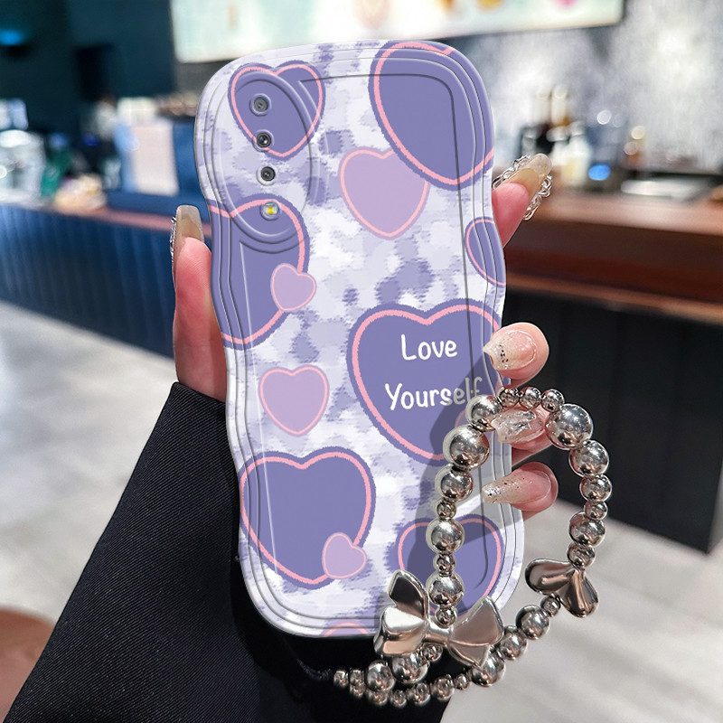 Casing Hp Samsung Galaxy A7 2018 Case kasingg Cesing ponsel Love yourself Kesing terbuat silikon Sof