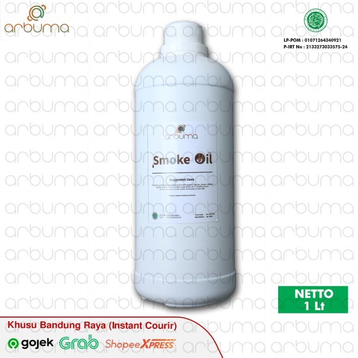 

ARBUMA Smoke Liquid Flavour Seasoning Penambah Aroma Asap Makanan 1 lt