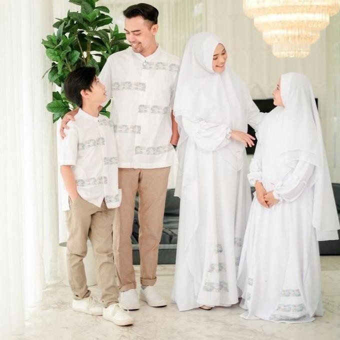 Promo Althaff Nurida Baju Muslim Sarimbit Keluarga Bordir Azmi Series