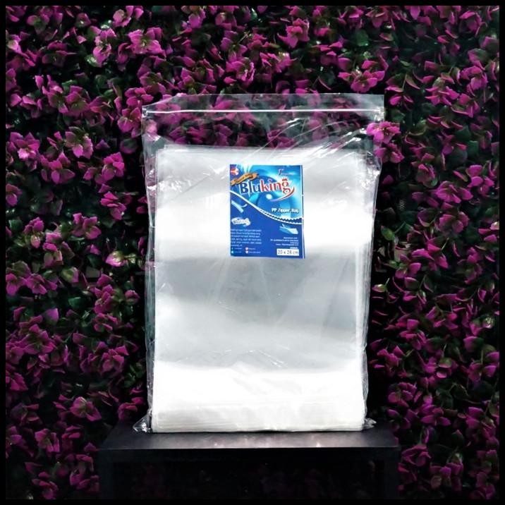 Plastik Klip Pp - Plastik Zipper Ziplock - Isi 100 - 20 X 28 Cm