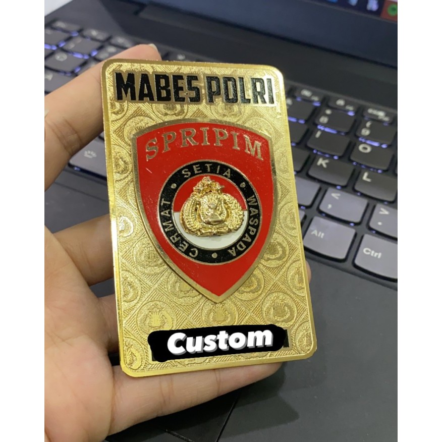 

TACTICAL BADGE HOLDER CUSTOM (LOGAM)