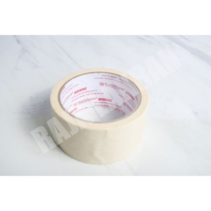 

LAKBAN KERTAS MASKING TAPE NACHI 0.5 INCH 12MM, 1 INCH 24MM, 2 INCH 48MM 20 YARD - DUS
