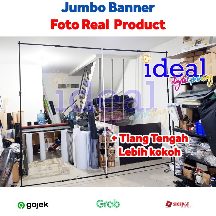

BACKWALL /JUMBO BANNER STAND UK 3X3/BACKDROP/TRIPOD BANNER 3X3