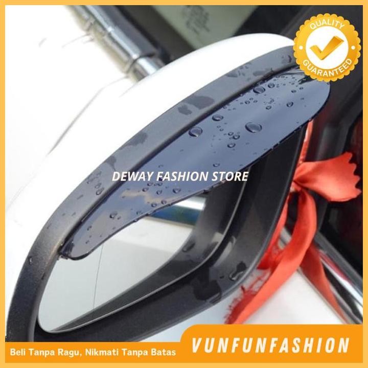2 BUAH PENUTUP HUJAN KACA SPION MOBIL TAHAN HUJAN MIRROR STICKER DIJAMIN GRATIS ONGKIR