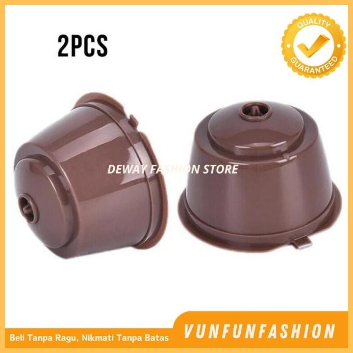 2PCS KAPSUL FILTER KOPI DOLCE GUSTO REFILL CAPSULE DIJAMIN GRATIS ONGKIR