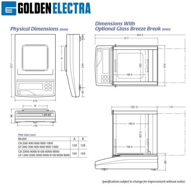 Timbangan And Gf-4000, Precision Balance