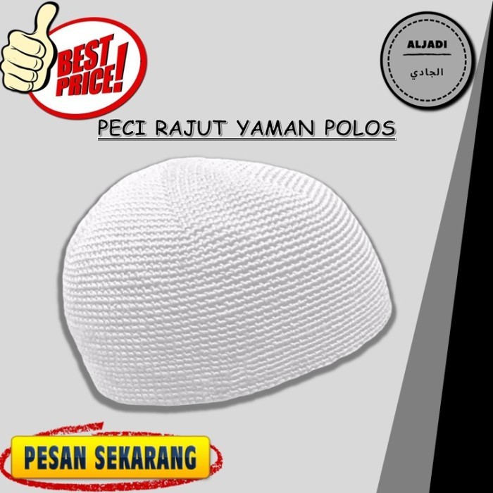 Peci Rajut Yaman Polos Tebal Murah Grosir Best Quality