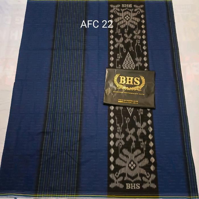 Sarung BHS great Afkir BHS Murah BHS cosmo Songket Muslim Hitam Motif
