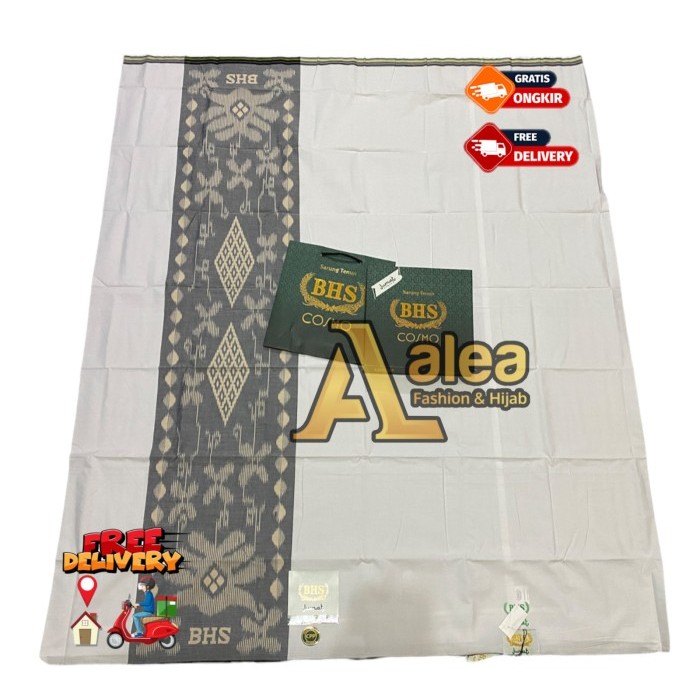 Sarung BHS Cosmo Putih Polos