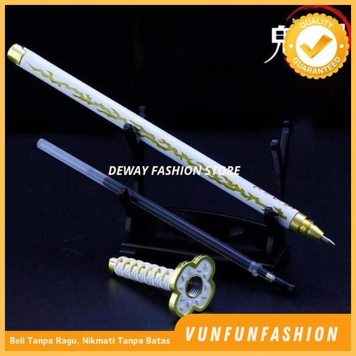PENA PULPEN PEDANG SWORD PEN ANIME DEMON SLAYER KIMETSU NO YAIBA GRATIS ONGKIR